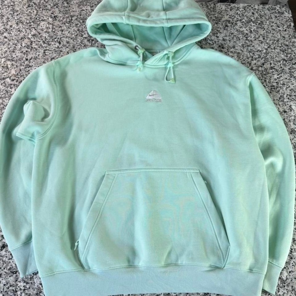 Nike ACG Therma-Fit Fleece Hoodie Mint Green Medium DH3087